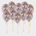 Шары с разноцветными конфетти - изображение 1
