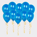 Синие шары металлик - изображение 1