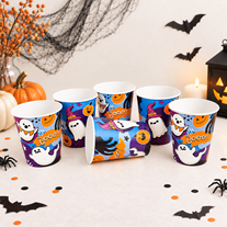 Стаканчики "Привидение BOO" 250 мл 6 шт