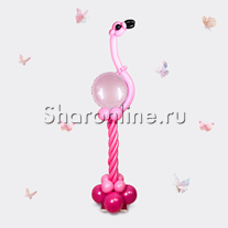 Стойка из шаров "Фламинго"