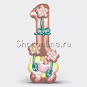Столбик из шаров "Flower" с цифрой - изображение 1