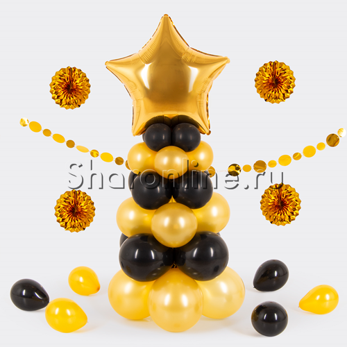 Столбик из шаров "Маленькая звезда" - изображение 1