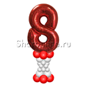 Столбик из шаров с цифрой (цвет на выбор) - изображение 2