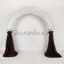 Свадебная арка "Белый шоколад"