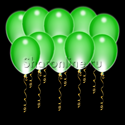 Светящиеся зеленые шары с диодами - изображение 1