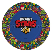 Тарелки "Brawl Stars" 6 шт 23 см