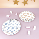 Тарелки "Звезды" серебряные 6 шт - изображение 1