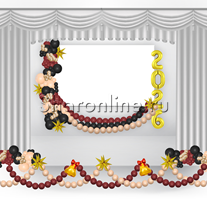 Украшение сцены "Первый бал"