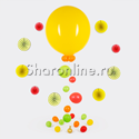 Шар с гирляндой "Пузырьки" 60 см - изображение 1
